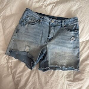 Seven7 | Light Blue Distressed Jean Shorts | Women’s Size 10